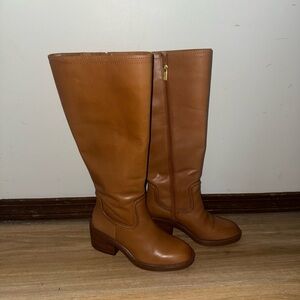 Vince Camuto Brown Wide Calf Over the Knee Boots